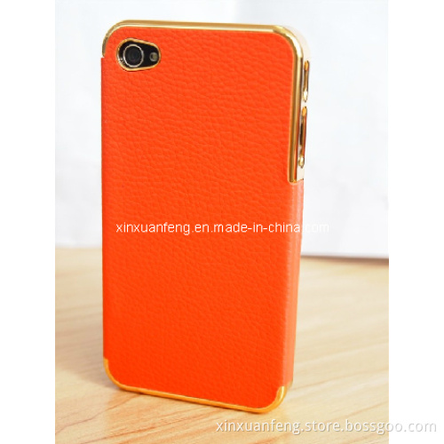 Red PU Leather Case for iPhone